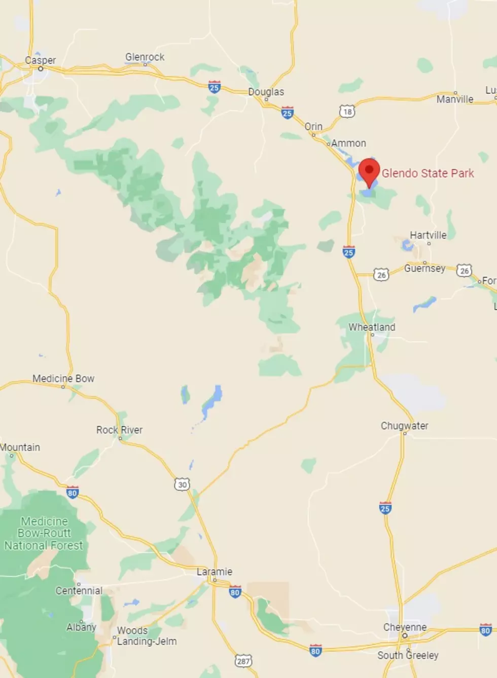 glendo map